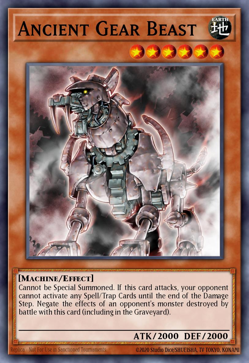 古代の機械獣 TLM-007 レリーフ(Ancient Gear Beast)