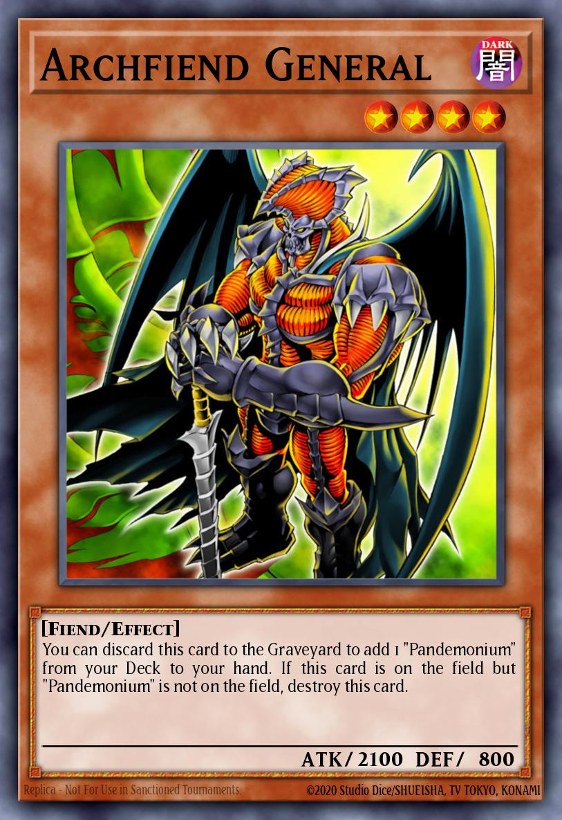ジェネラルデーモン FOTB-019 レリーフ(Archfiend General)