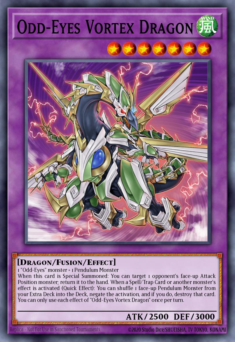 オッドアイズ・ボルテックス・ドラゴン DOCS-045 レリーフ(Odd Eyes Vortex Dragon)