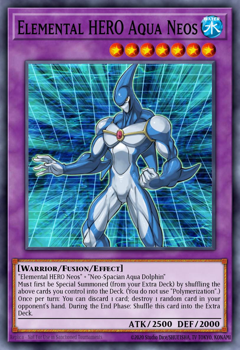 E・HERO アクア・ネオス POTD-031 レリーフ(Elemental HERO Aqua Neos)
