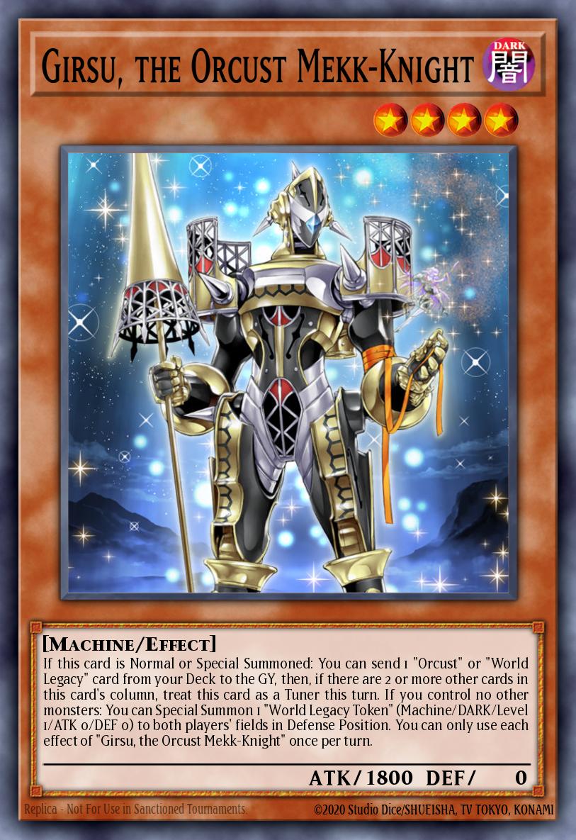 Girsu the Orcust Mekk Knight RA03-026 レリーフ