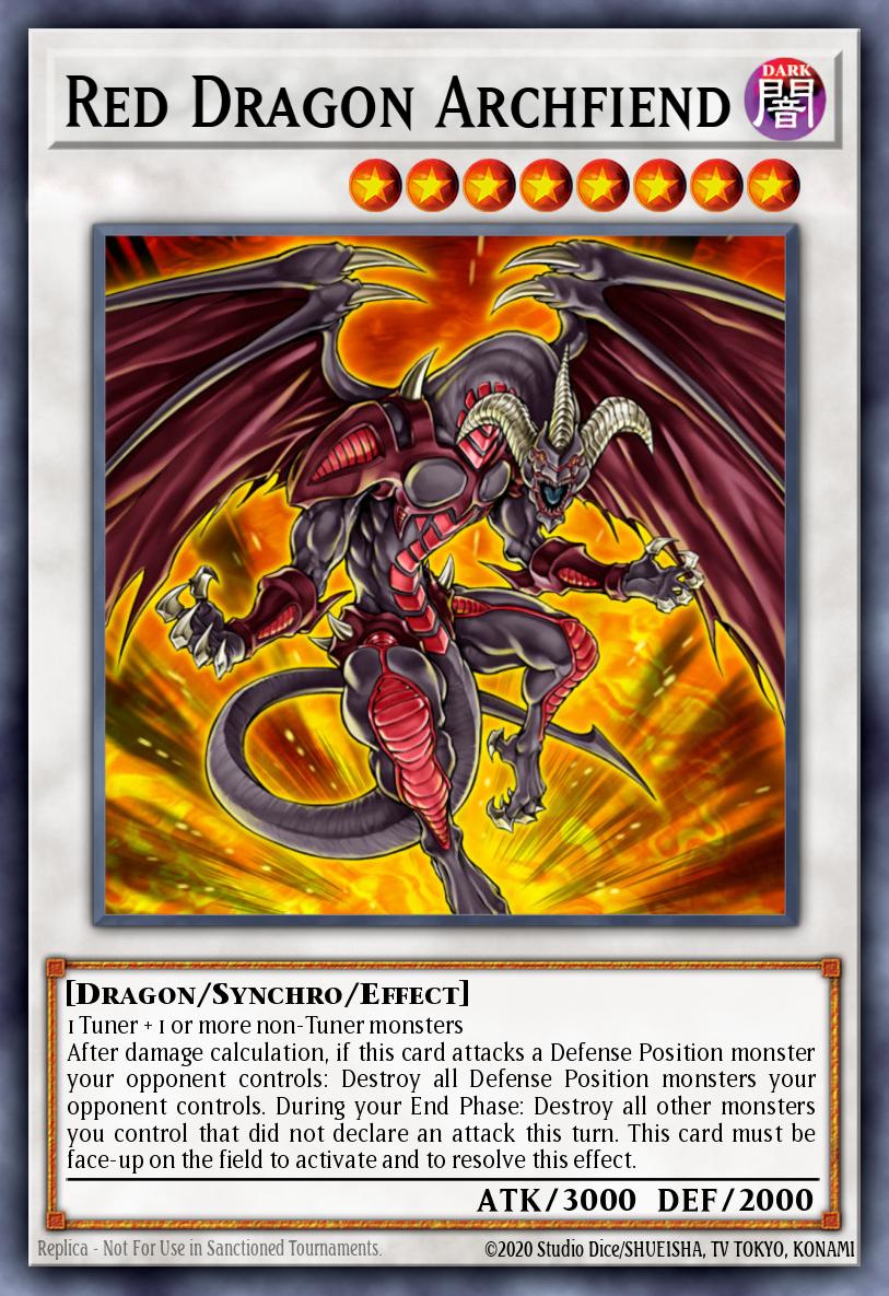 レッド・デーモンズ・ドラゴン TDGS-041 レリーフ(Red Dragon Archfiend)