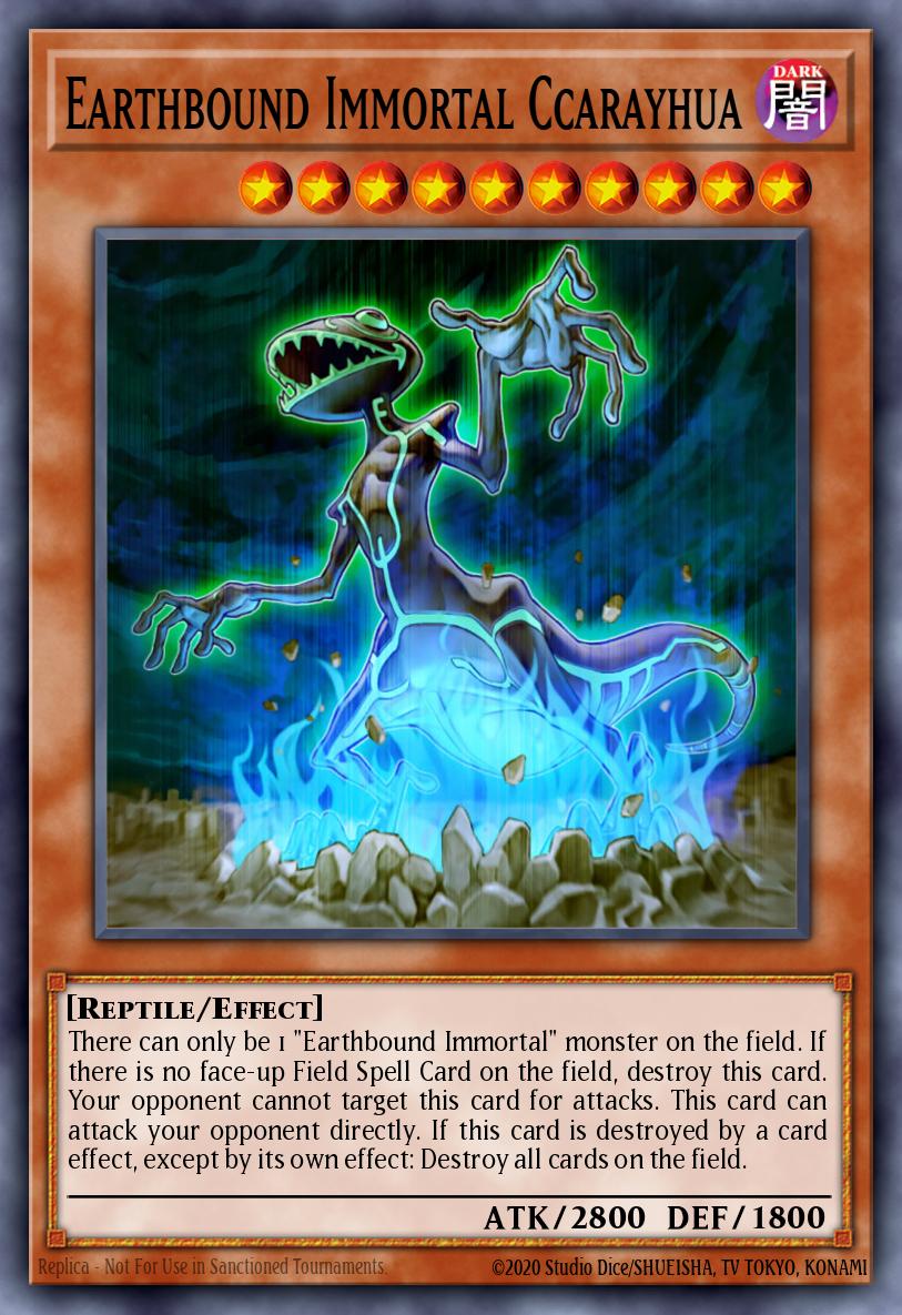 地縛神 Ccarayhua SOVR-024 レリーフ(Earthbound Immortal Ccarayhua)