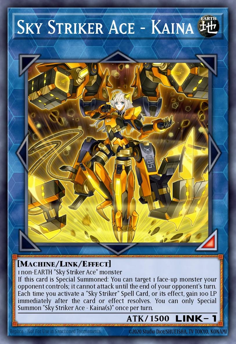 Sky Striker Ace Kaina OP11-002 レリーフ