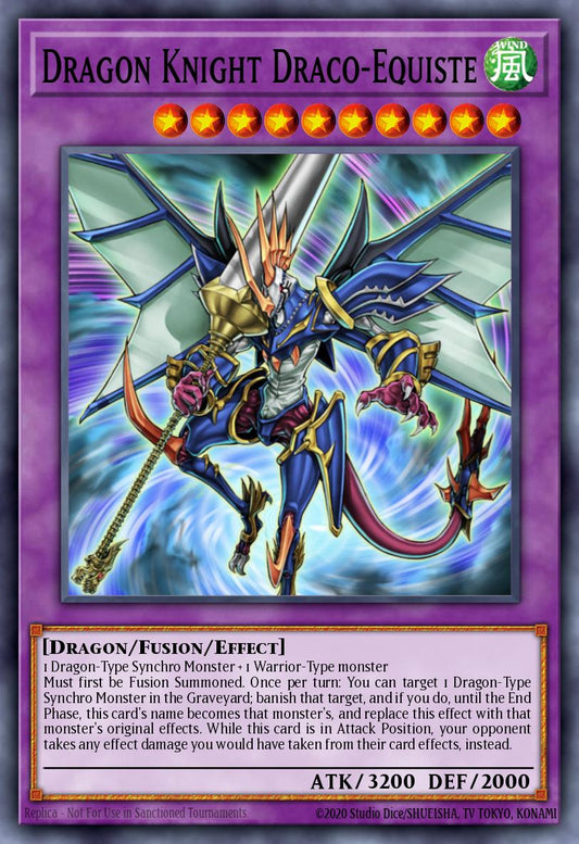 波動竜騎士 ドラゴエクィテス DREV-038 レリーフ（Dragon Knight Draco Equiste）