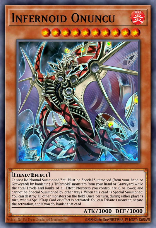 インフェルノイド・ネヘモス SECE-019 レリーフ（Infernoid Onuncu）