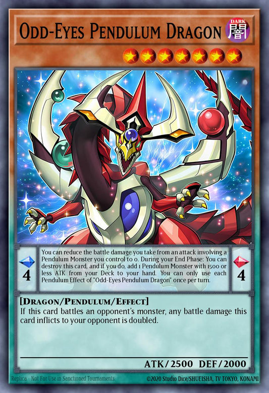 オッドアイズ・ペンデュラム・ドラゴン DUEA-004 レリーフ（Odd Eyes Pendulum Dragon）