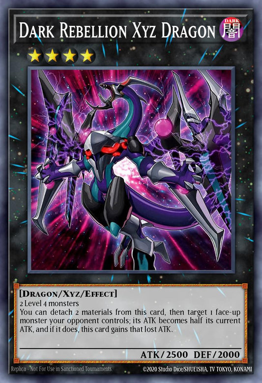 ダーク・リベリオン・エクシーズ・ドラゴン NECH-053 レリーフ（Dark Rebellion Xyz Dragon）