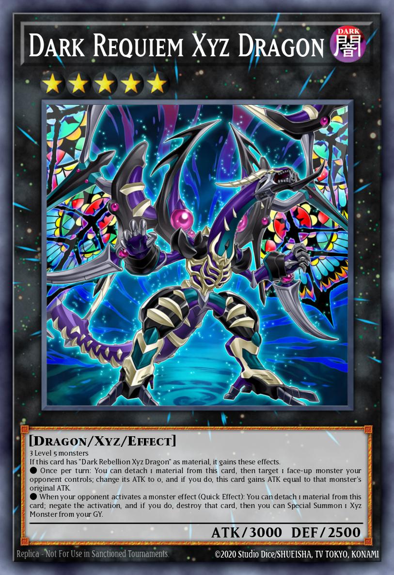Dark Requiem Xyz Dragon OP15-002 レリーフ