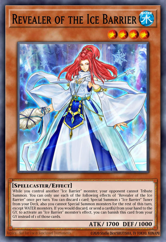 Revealer of the Ice Barrier RA03-028 レリーフ