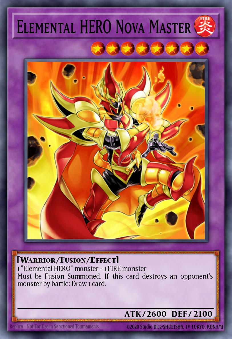 Elemental HERO Nova Master GENF-093 レリーフ