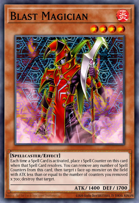 ブラッド・マジシャン-煉獄の魔術師- FET-020 レリーフ（Blast Magician）