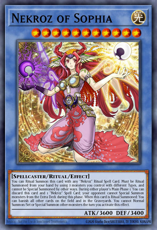 sophiaの影霊衣 CROS-038 レリーフ（Nekroz of Sophia）