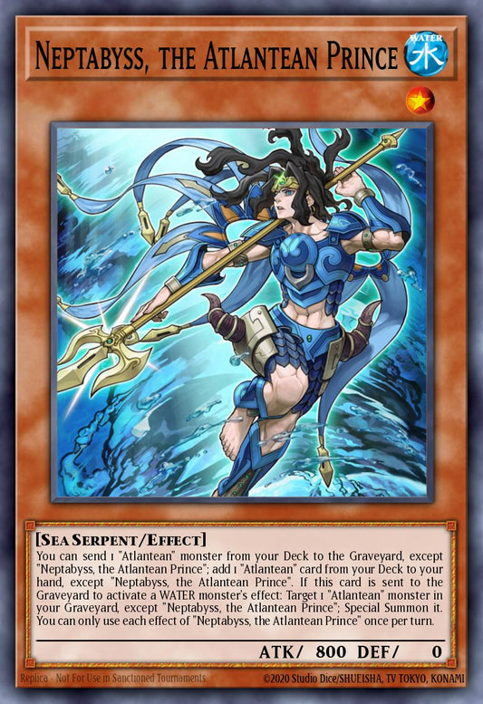 Neptabyss the Atlantean Prince RA03-013 レリーフ