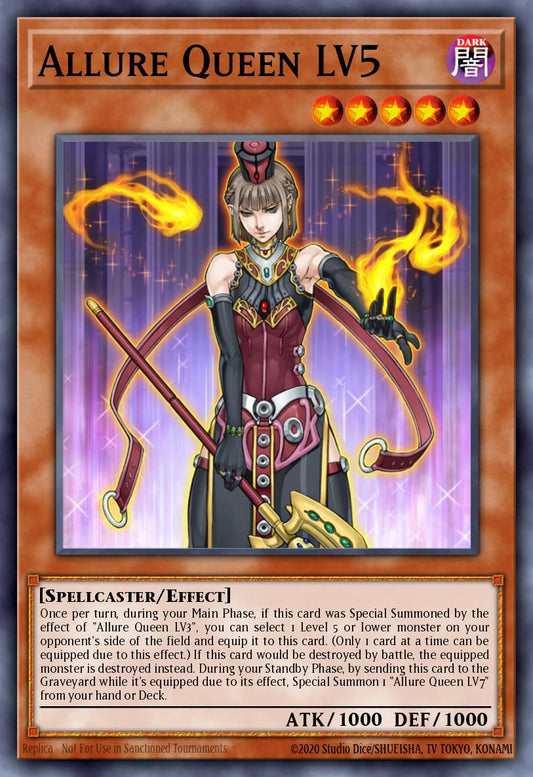 魅惑の女王 LV5 CDIP-007 レリーフ（Allure Queen LV5）