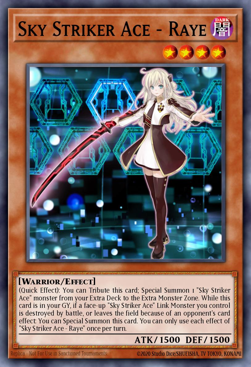 Sky Striker Ace Raye OP20-002 レリーフ