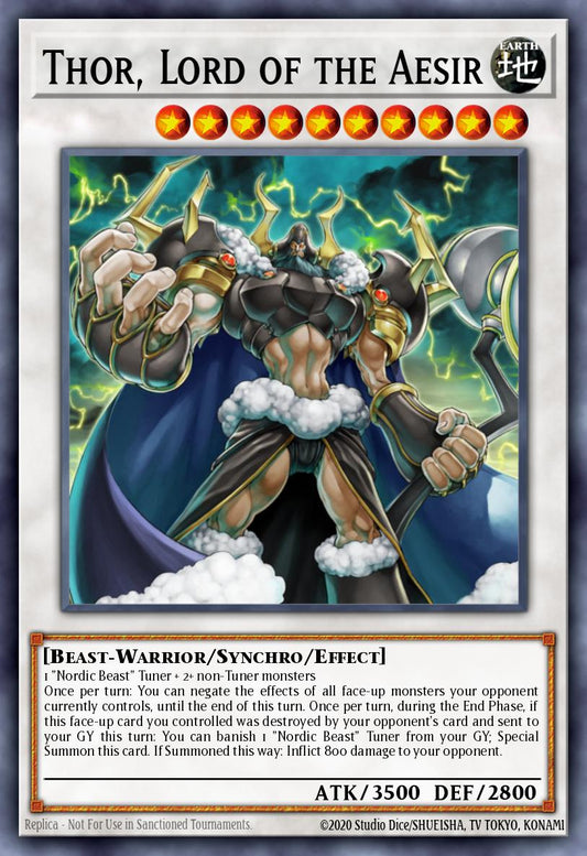 極神皇トール STOR-038 レリーフ（Thor Lord of the Aesir）