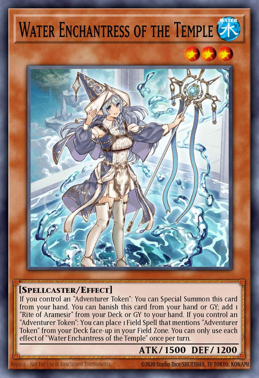 Water Enchantress of the Temple OP19-002 レリーフ
