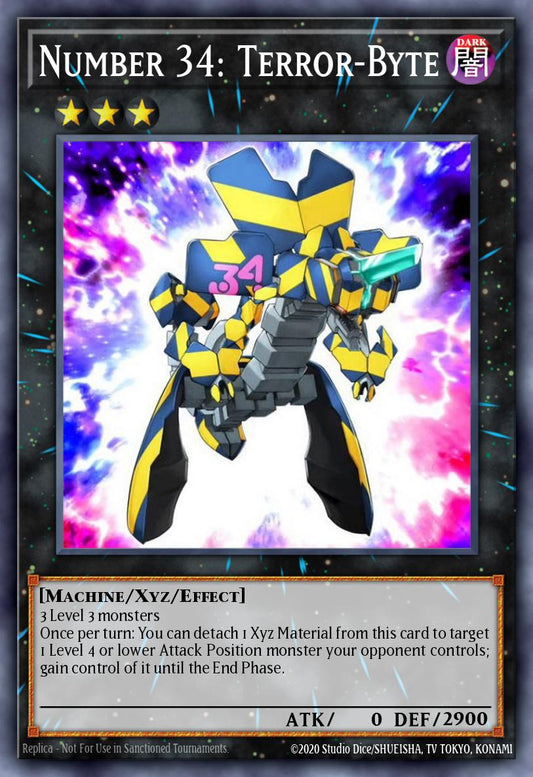 No.34 電算機獣テラ・バイト GENF-041 レリーフ（Number 34 Terror Byte）