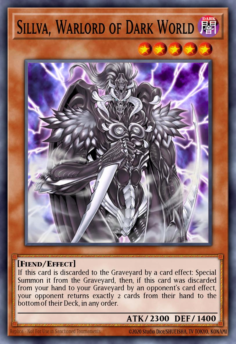 暗黒界の軍神 シルバ EEN-023 レリーフ（Sillva Warlord of Dark World）