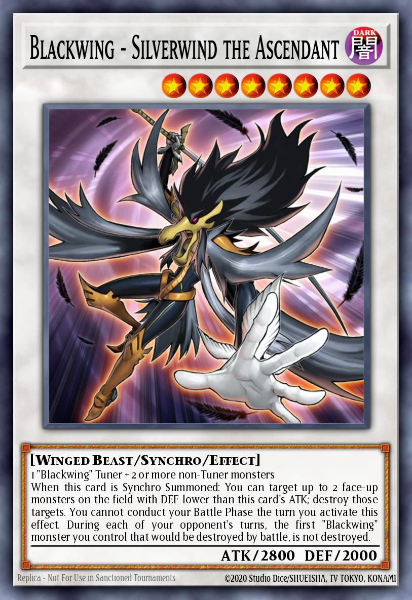 BF-孤高のシルバー・ウィンド SOVR-041 レリーフ（Blackwing Silverwind the Ascendant）