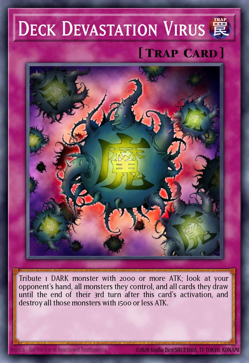 魔のデッキ破壊ウイルス FET-058 レリーフ（Deck Devastation Virus）