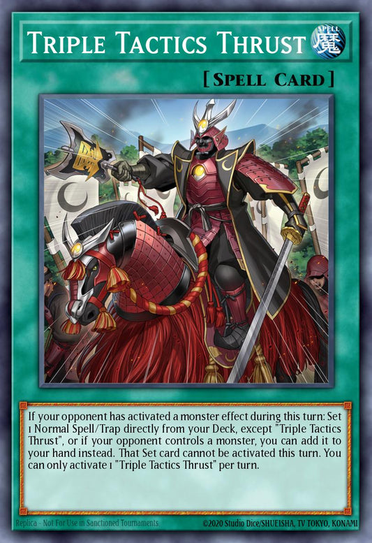 Triple Tactics Thrust OP22-003 レリーフ