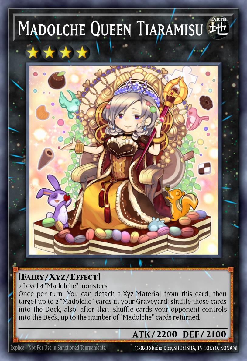 クイーンマドルチェ・ティアラミス ABYR-048 レリーフ（Madolche Queen Tiaramisu）