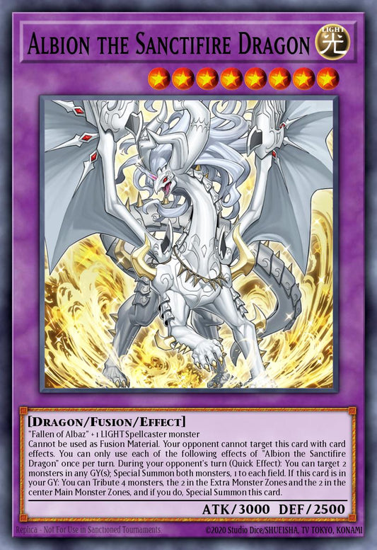 Albion the Sanctifire Dragon RA05-037 レリーフ