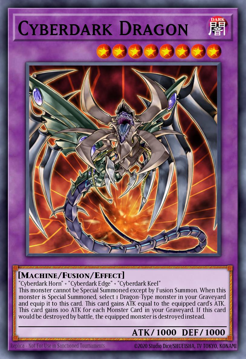 鎧黒竜-サイバー・ダーク・ドラゴン CDIP-035 レリーフ（Cyberdark Dragon）