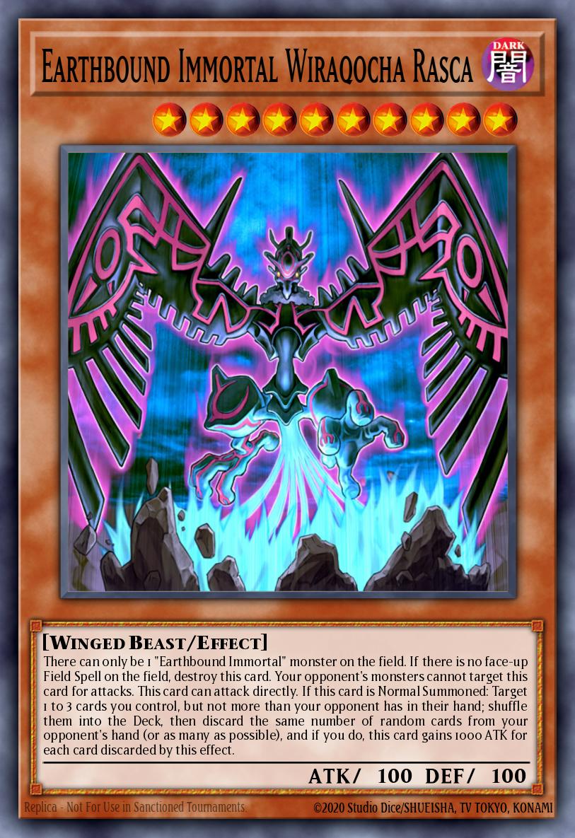地縛神 Wiraqocha Rasca SOVR-026 レリーフ（Earthbound Immortal Wiraqocha Rasca）