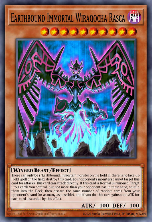 地縛神 Wiraqocha Rasca SOVR-026 レリーフ（Earthbound Immortal Wiraqocha Rasca）
