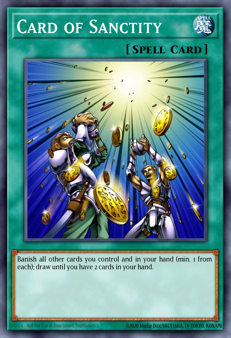 天よりの宝札 TLM-037 レリーフ（Card of Sanctity）