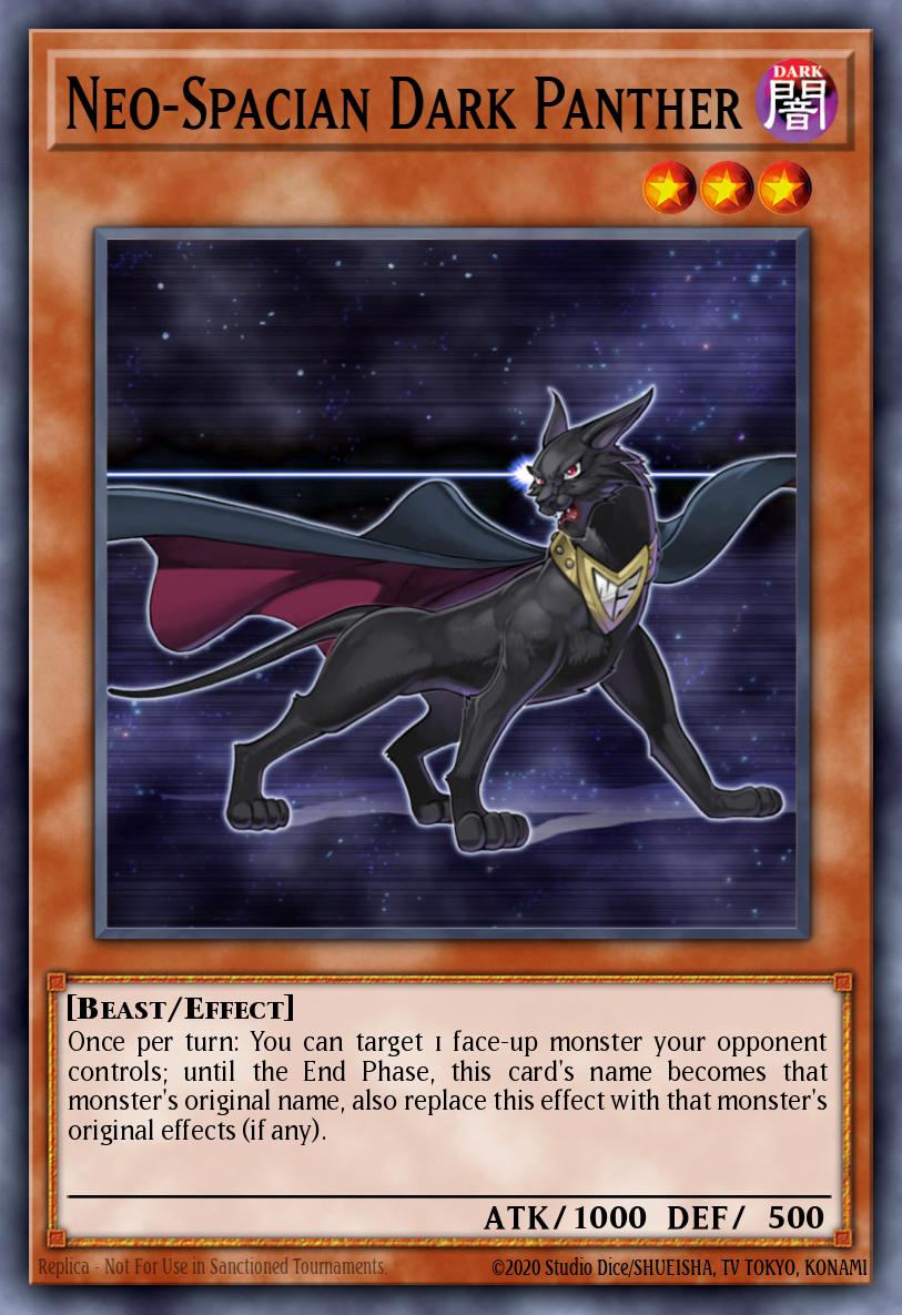 N・ブラック・パンサー POTD-005 レリーフ（Neo Spacian Dark Panther）