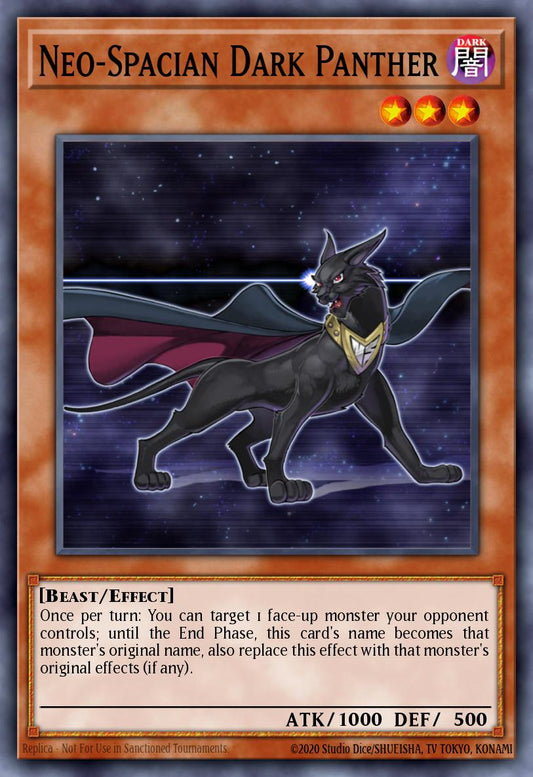 N・ブラック・パンサー POTD-005 レリーフ（Neo Spacian Dark Panther）