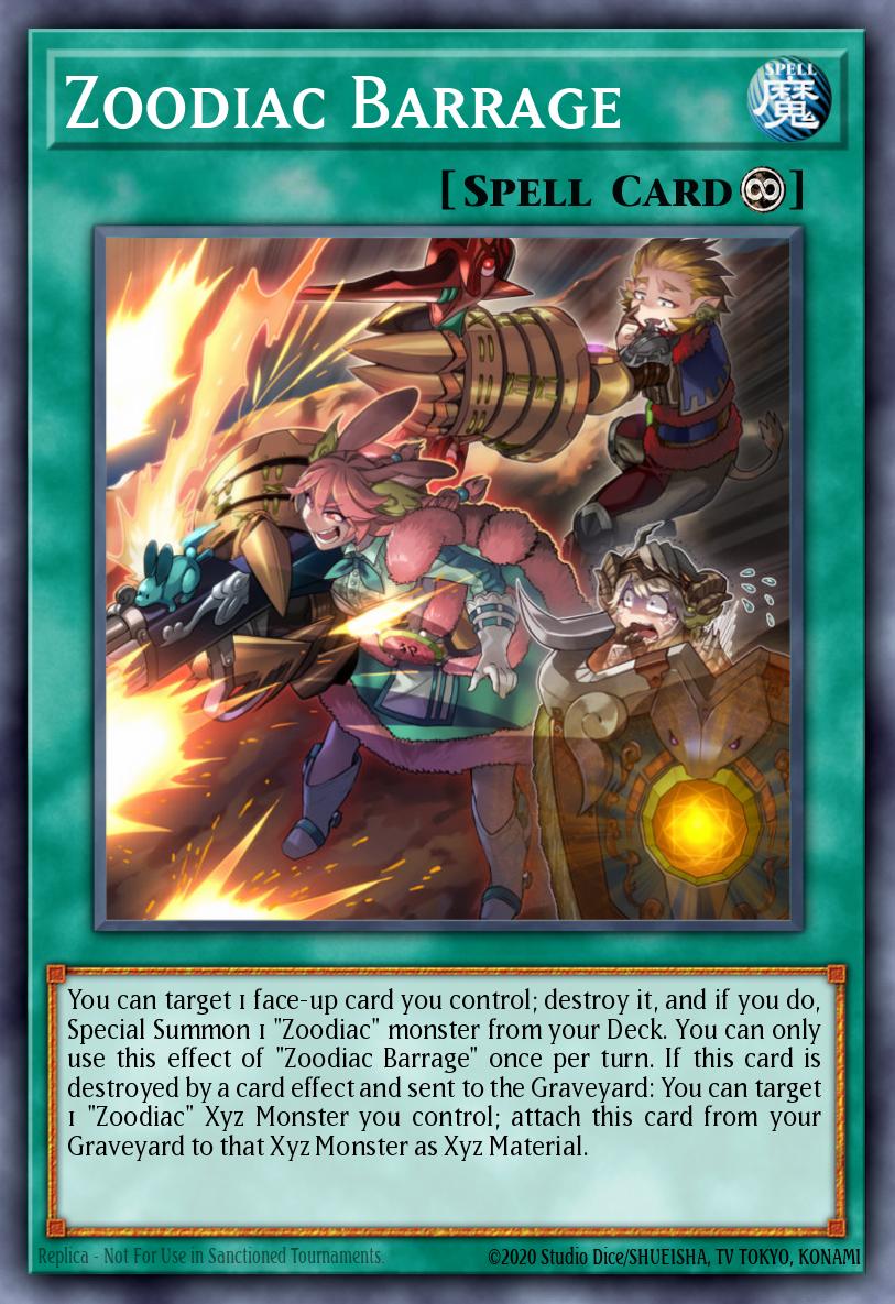 Zoodiac Barrage RA04-091 レリーフ