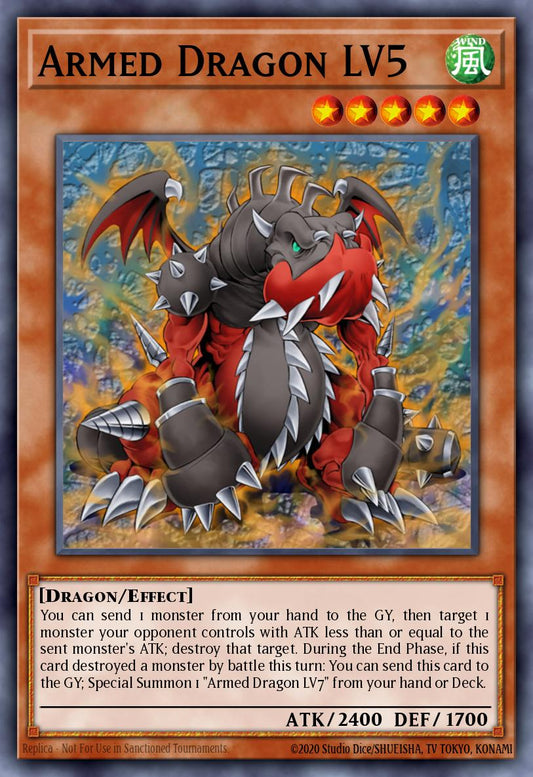 アームド・ドラゴン LV5 SOD-014 レリーフ（Armed Dragon LV5）