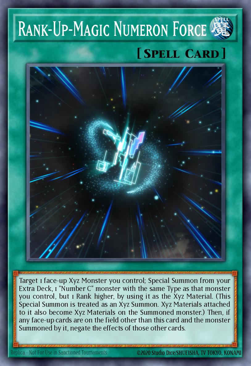 RUM-ヌメロン・フォース JOTL-059 レリーフ（Rank Up Magic Numeron Force）