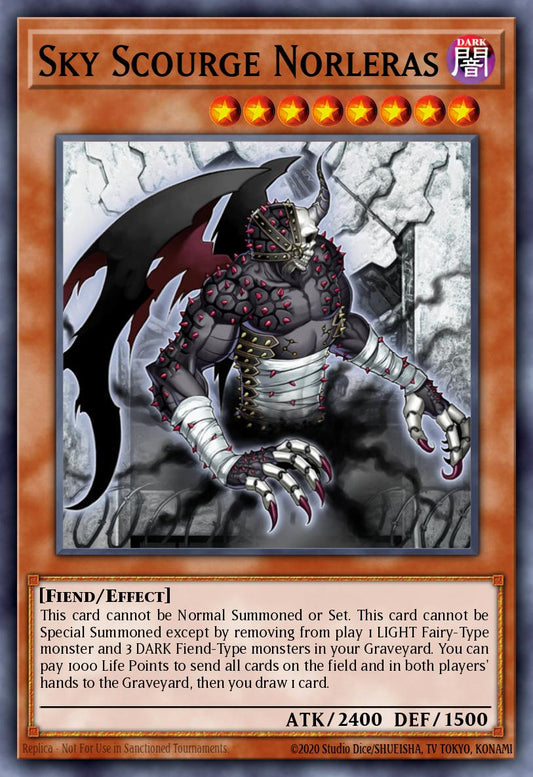 天魔神 ノーレラス FOTB-022 レリーフ（Sky Scourge Norleras）