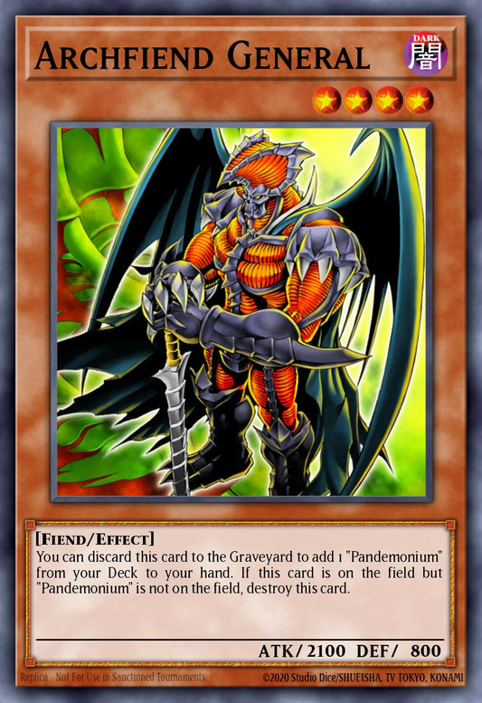 ジェネラルデーモン FOTB-019 レリーフ（Archfiend General）