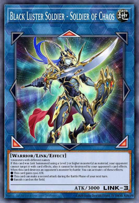 Black Luster Soldier Soldier of Chaos OP17-003 レリーフ