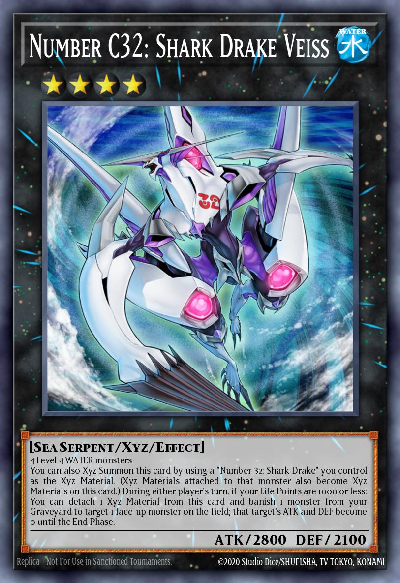 CNo.32 海咬龍シャーク・ドレイク・バイス ABYR-039 レリーフ（Number C32 Shark Drake Veiss）
