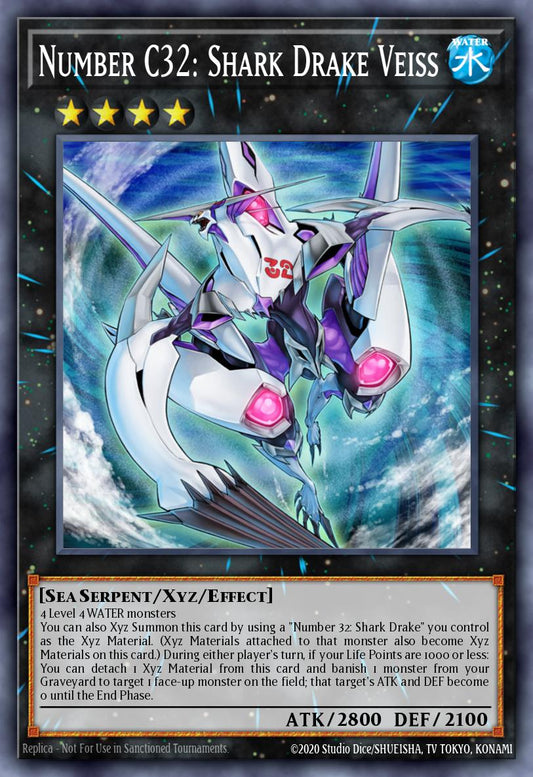 CNo.32 海咬龍シャーク・ドレイク・バイス ABYR-039 レリーフ（Number C32 Shark Drake Veiss）