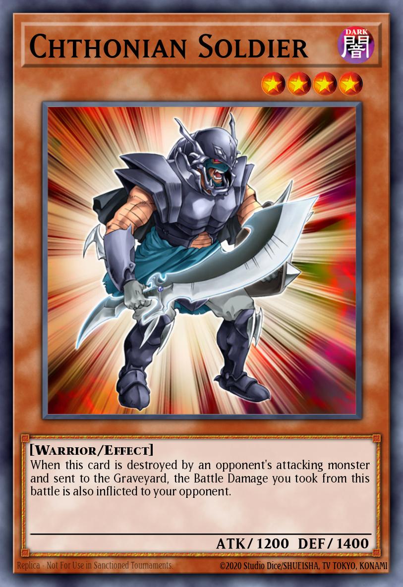 地獄戦士 EEN-010 レリーフ（Chthonian Soldier）