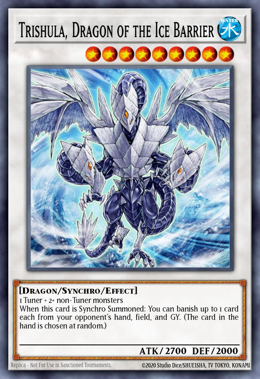 Trishula Dragon of the Ice Barrier AP08-001 レリーフ