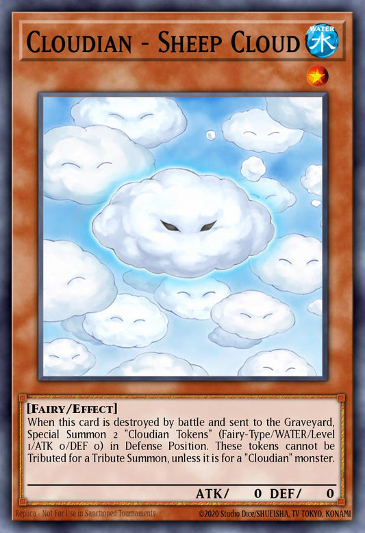 雲魔物-羊雲 GLAS-008 レリーフ（Cloudian Sheep Cloud）