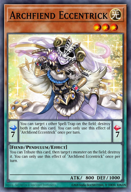Archfiend Eccentrick RA04-017 レリーフ