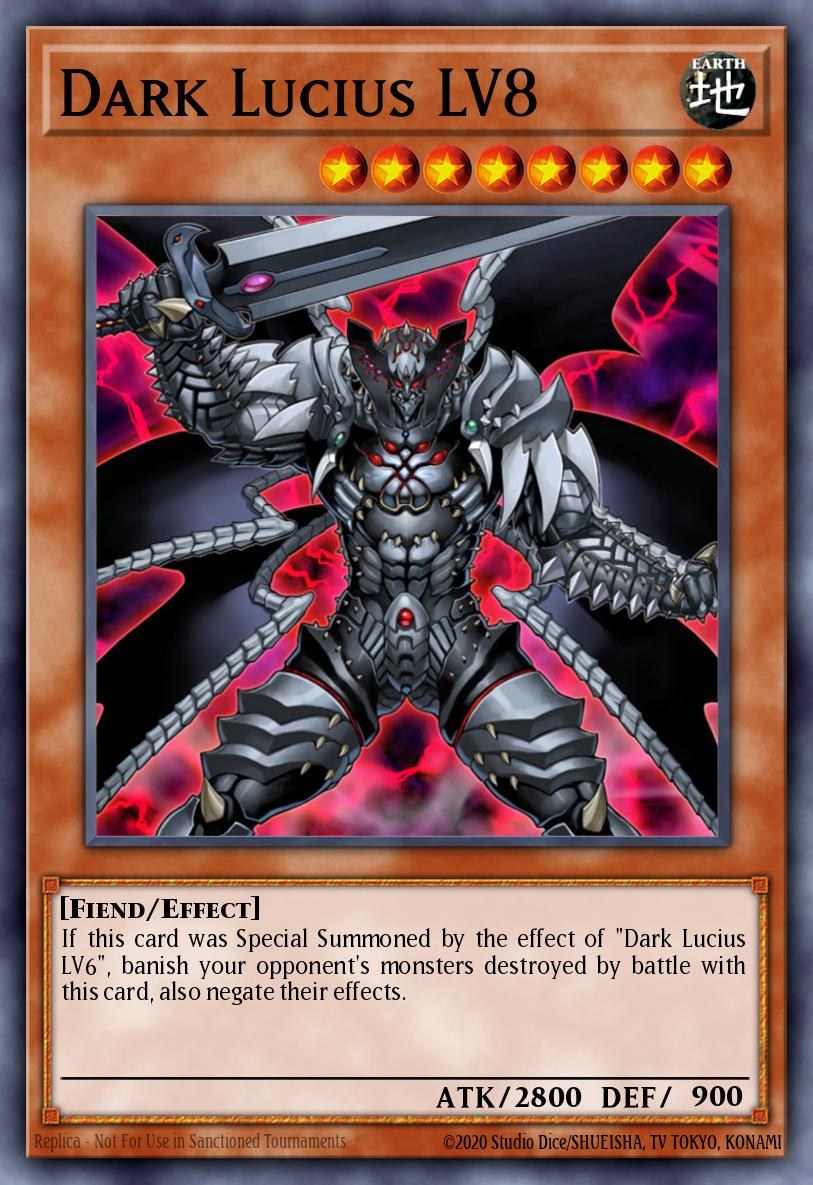 漆黒の魔王 LV8 CDIP-011 レリーフ（Dark Lucius LV8）