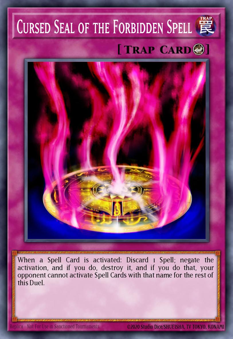 Cursed Seal of the Forbidden Spell RA03-076 レリーフ