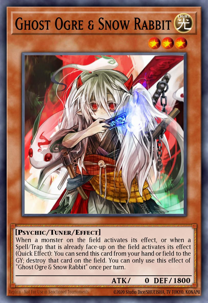Ghost Ogre Snow Rabbit OP05-001 レリーフ